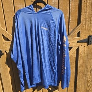 Columbia Men's Blue Long Sleeve Shirt